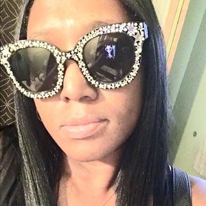 Black sunglasses with stars